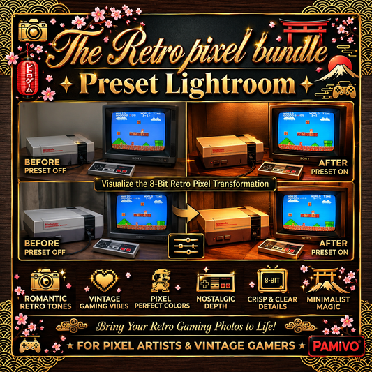 Retro Pixel Presets Bundle Lightroom