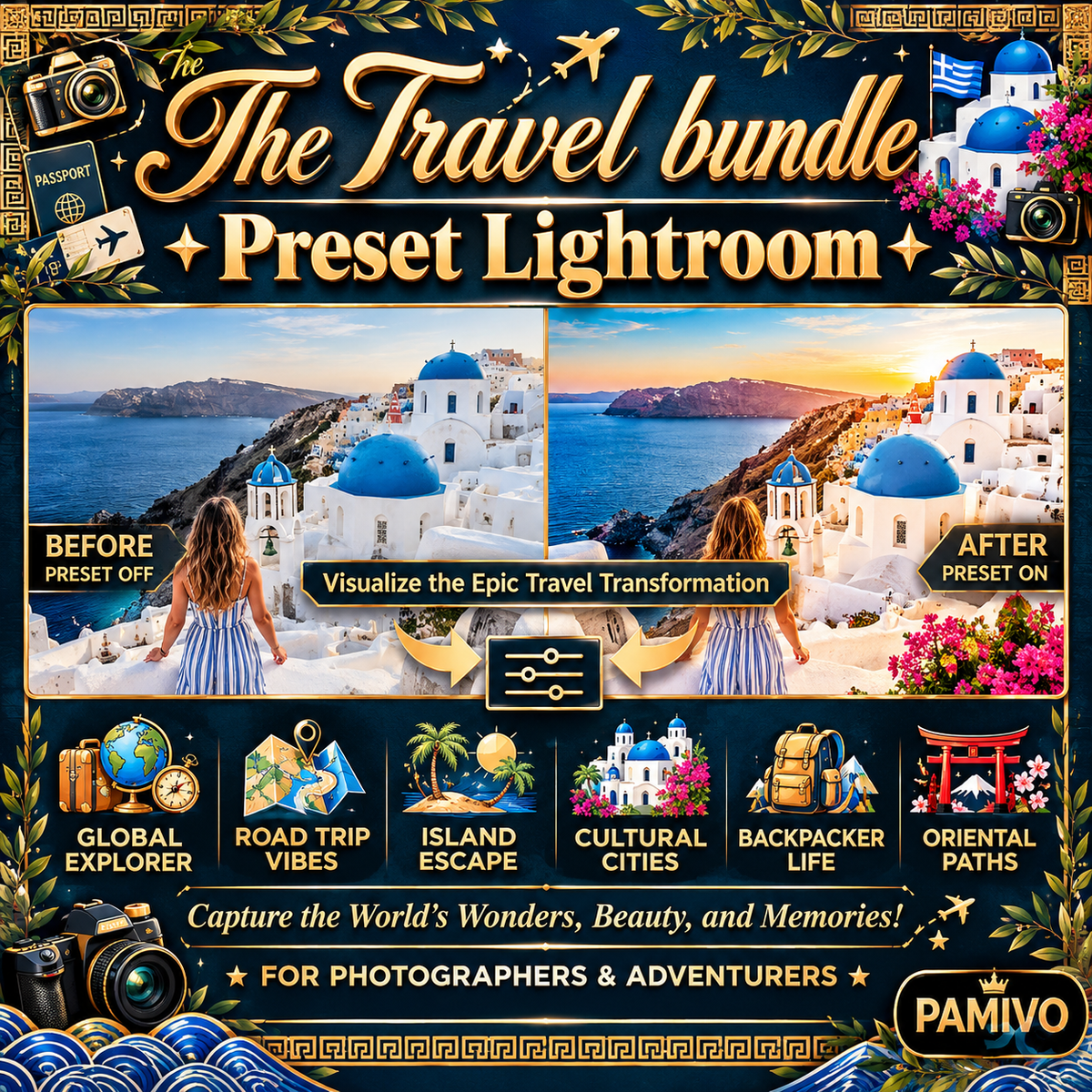 Travel Presets Bundle Lightroom