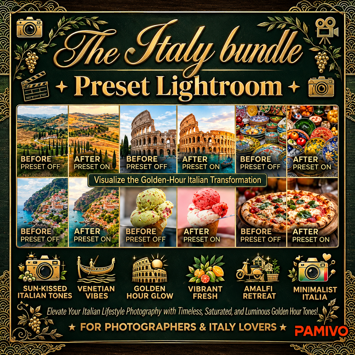 Italy Presets Bundle Lightroom