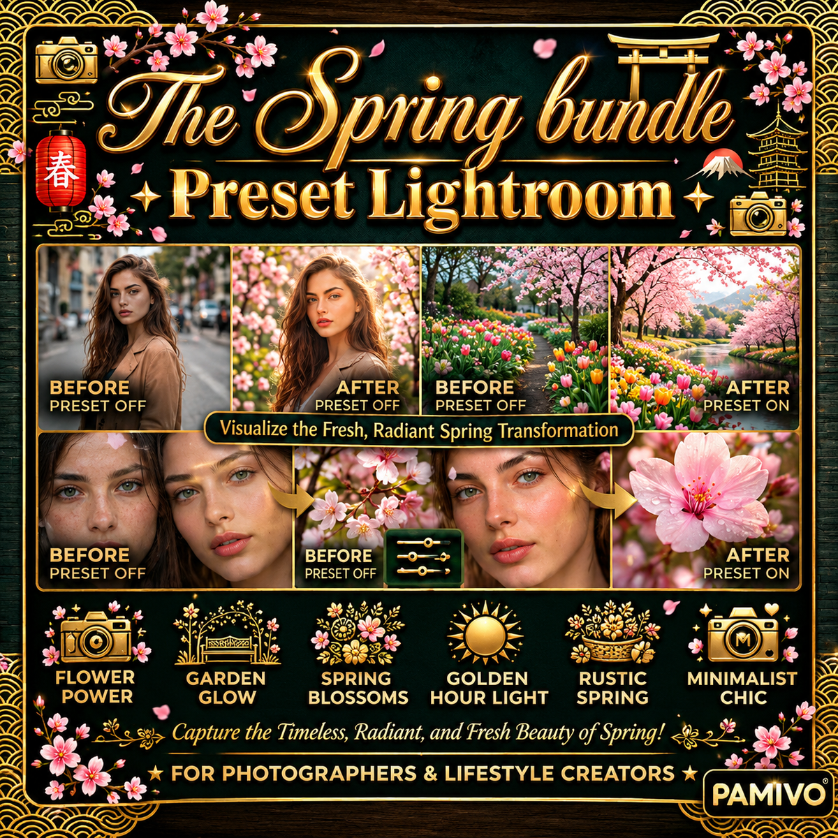 Spring Presets Bundle Lightroom